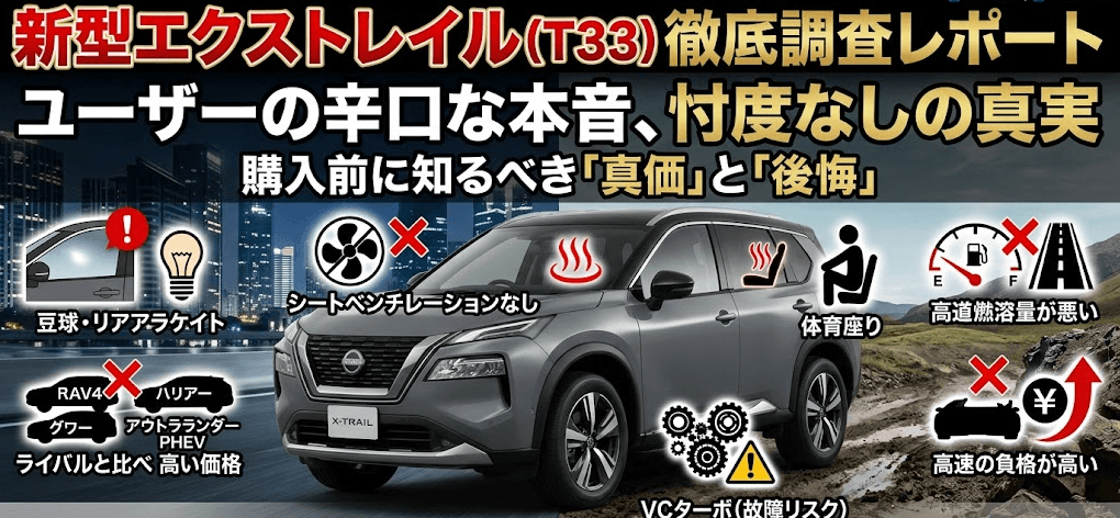 エクストレイル辛口評価トップ画像