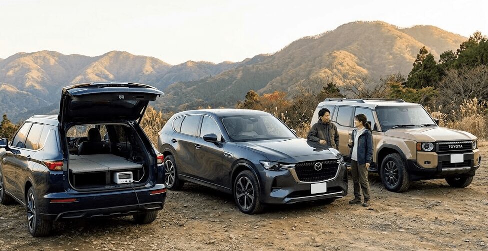 SUV車中泊イメージ画像２