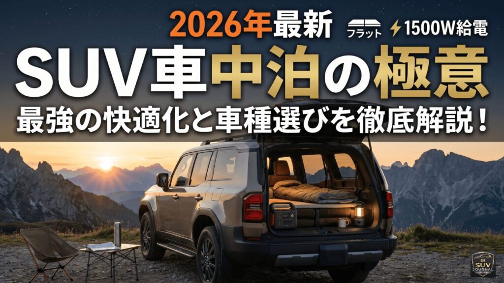 SUV車中泊トップ画像