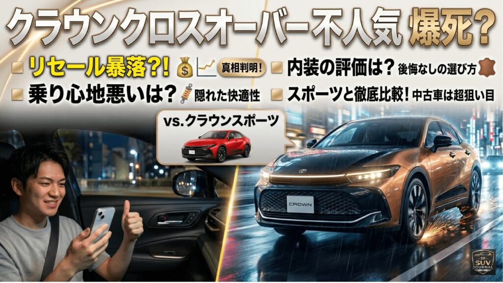 クラウンクロスオーバー不人気トップ画像