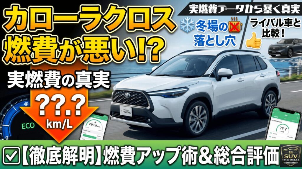 カローラクロス燃費トップ画像