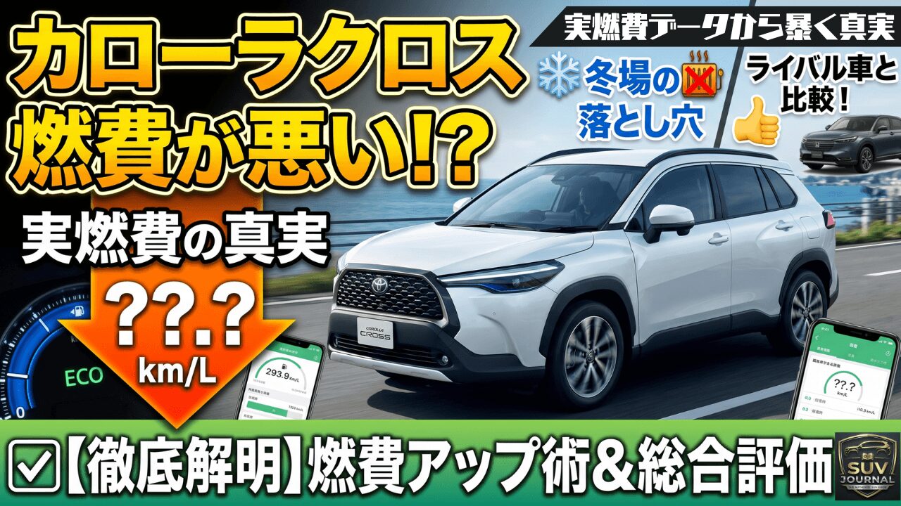 カローラクロス燃費トップ画像