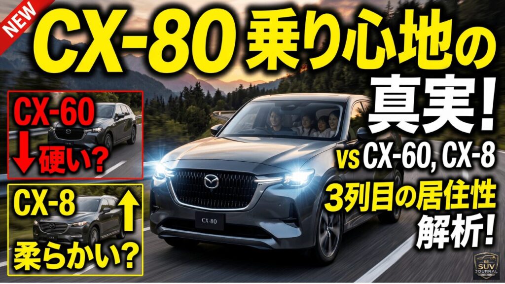 CX-80乗り心地トップ画像