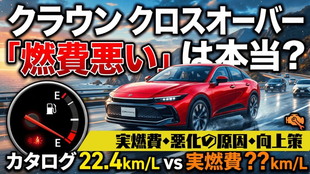 クラウンクロスオーバー燃費トップ画像